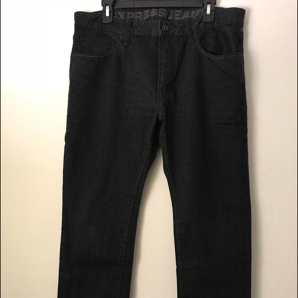 Mens Express 34x30 Black Jeans
